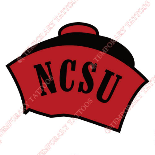 North Carolina State Wolfpack Customize Temporary Tattoos Stickers NO.5501